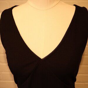 American Eagle Black Ribbed Bodysuit